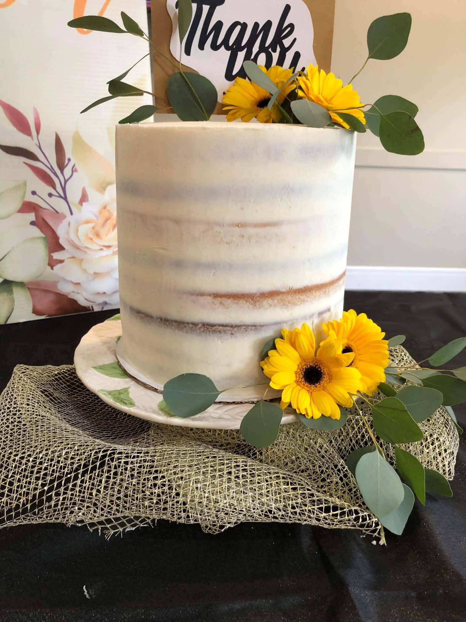 Rustic Semi-Naked Cake